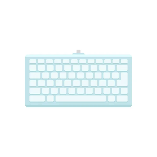 Smart keyboard icon flat isolated vector — стоковый вектор