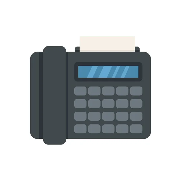 Office manager telephone icon flat isolated vector — Stockový vektor