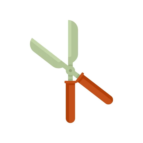 Garden scissors icon flat isolated vector — Stock vektor
