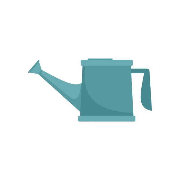 Watering can icon flat isolated vector — стоковый вектор