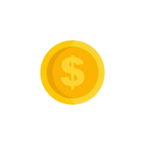 Marketing money circle icon flat isolated vector — Stok Vektör