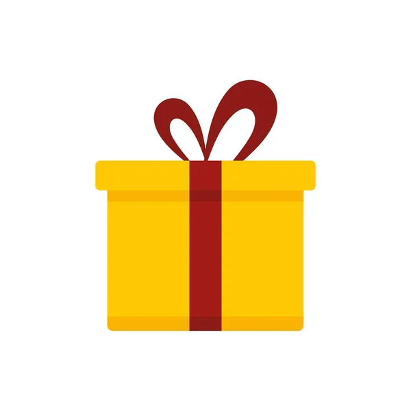 Marketing gift box icon flat isolated vector — Vector de stock