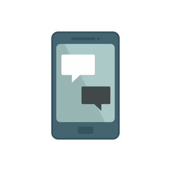 Smartphone affiliate marketing icon flat isolated vector — Διανυσματικό Αρχείο
