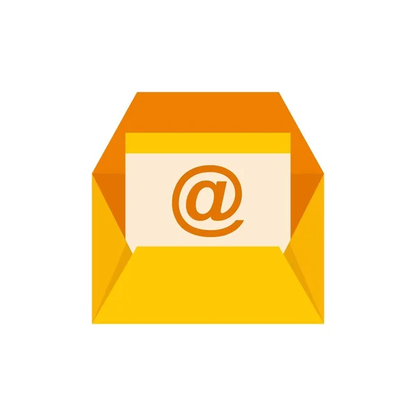 Marketing info mail icon flat isolated vector — Vector de stock