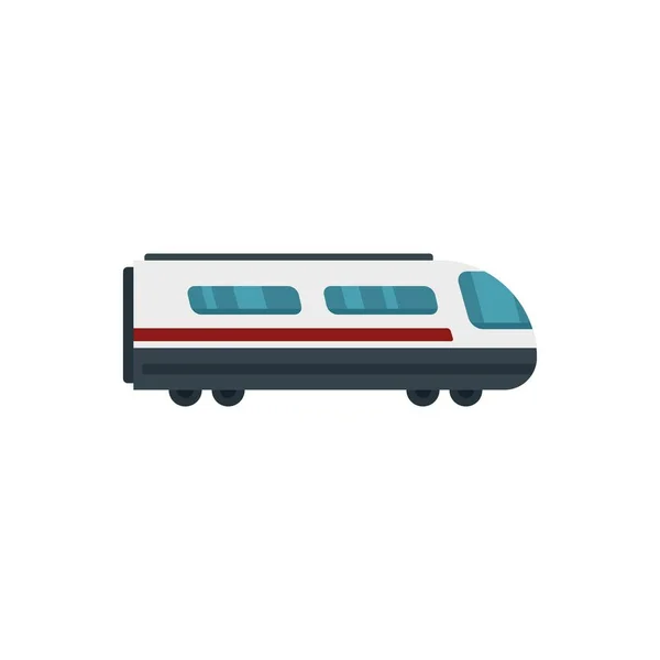 Speed electric train icon flat isolated vector — Vetor de Stock