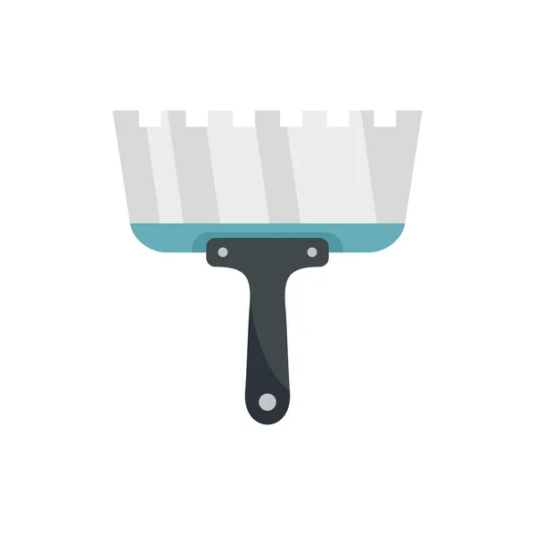 Putty knife icon flat isolated vector — Vetor de Stock