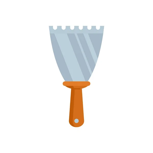 Putty knife drywall icon flat isolated vector — Image vectorielle