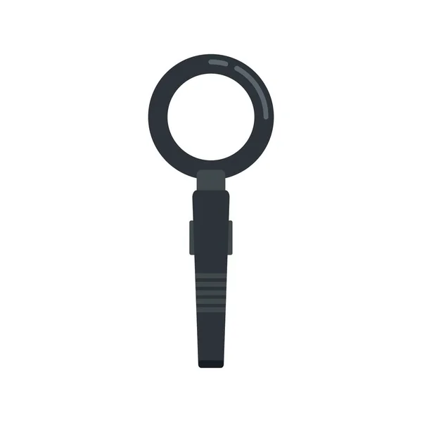 Equipment metal detector icon flat isolated vector — Vetor de Stock