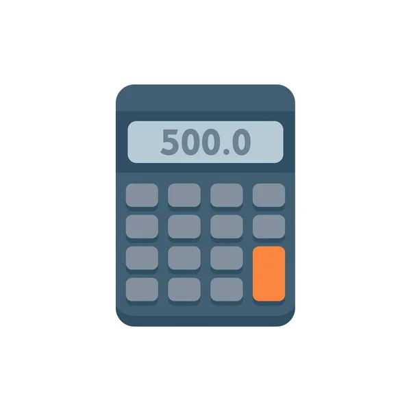 Tax calculator icon flat isolated vector — Stockvector