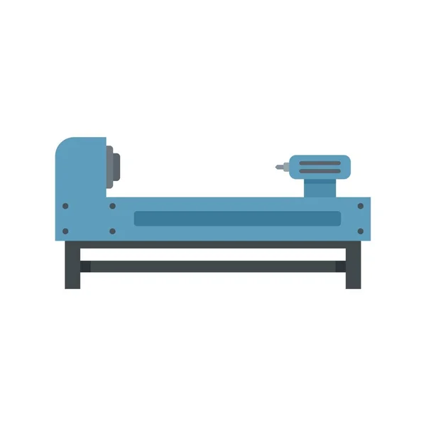 Grinding lathe icon flat isolated vector — Stockový vektor