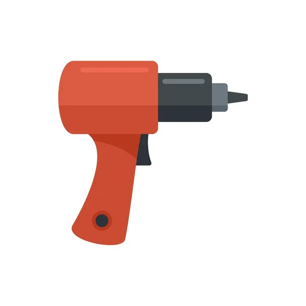 Tire fitting gun icon flat isolated vector — Stockový vektor