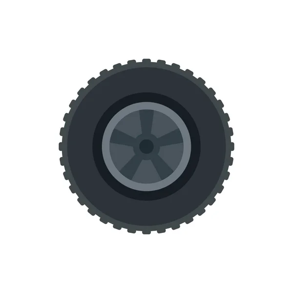 Repaired tire icon flat isolated vector — Vetor de Stock