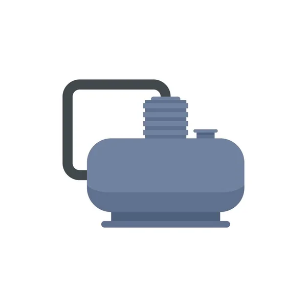 Car air compressor icon flat isolated vector — Stockvector
