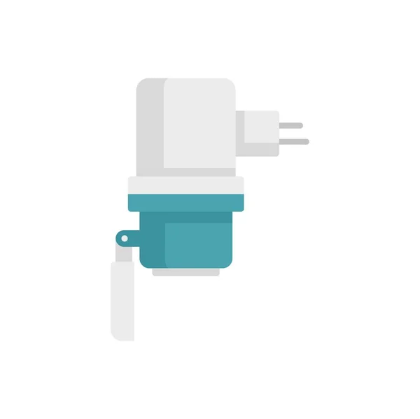 Car charger plug icon flat isolated vector — стоковый вектор