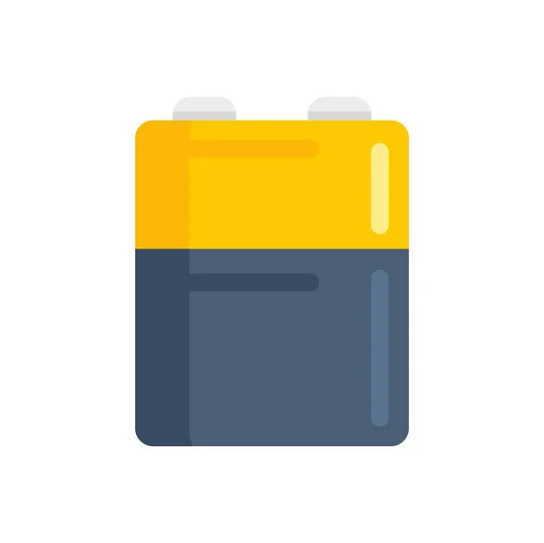 Power battery icon flat isolated vector — Vettoriale Stock