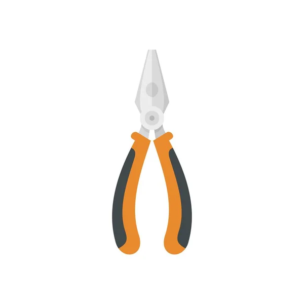 Pliers icon flat isolated vector — Stock Vector