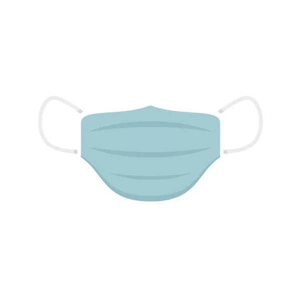 Dust medical mask icon flat isolated vector — Vetor de Stock