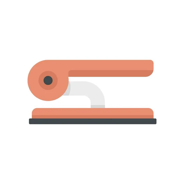 Documents hole punch icon flat isolated vector — Stockový vektor