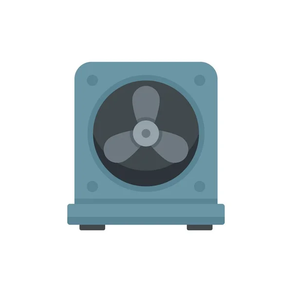 Thermostat fan icon flat isolated vector — Wektor stockowy