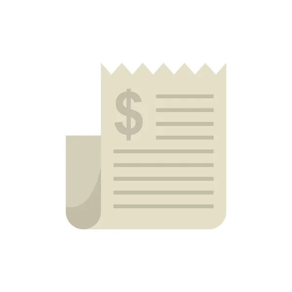 Bank teller payment icon flat isolated vector — Wektor stockowy