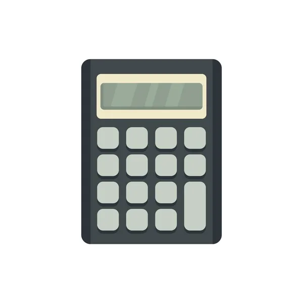 Accounting calculator icon flat isolated vector — стоковый вектор