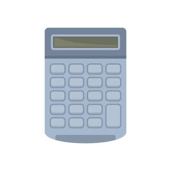 Tax calculator icon flat isolated vector — стоковый вектор