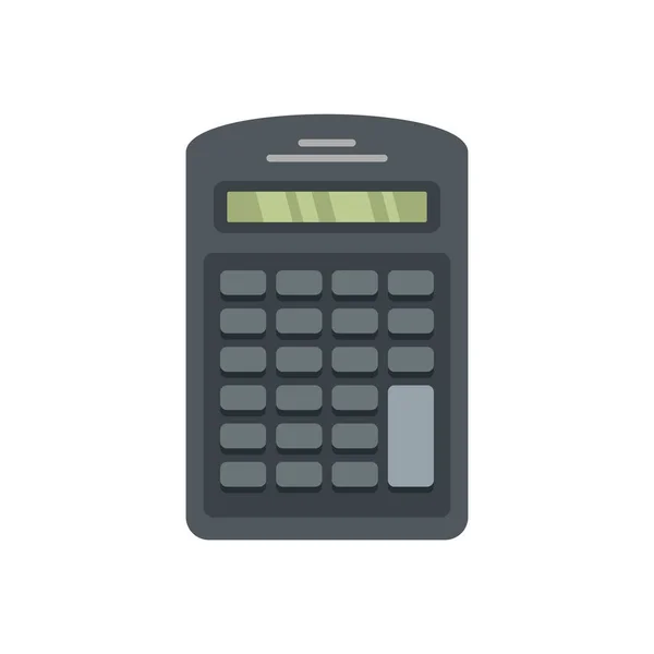 Finance calculator icon flat isolated vector — стоковый вектор