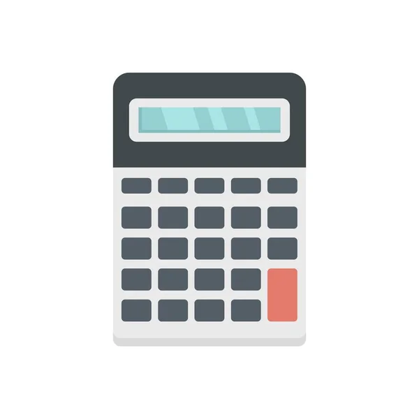 School calculator icon flat isolated vector — Wektor stockowy