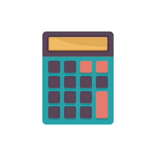 Science calculator icon flat isolated vector — Stock Vector