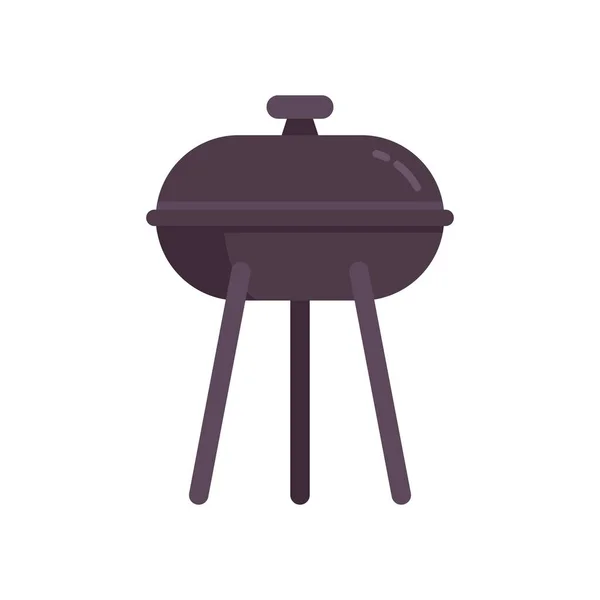 Meat brazier icon flat isolated vector — Stock vektor