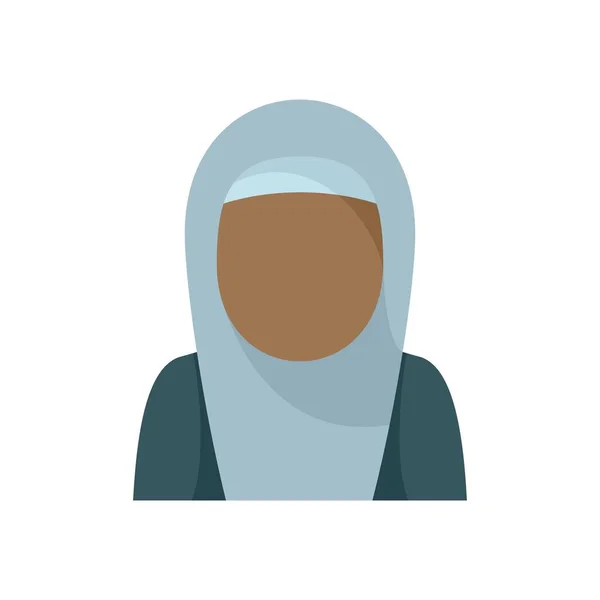 Immigrant woman icon flat isolated vector — Stok Vektör