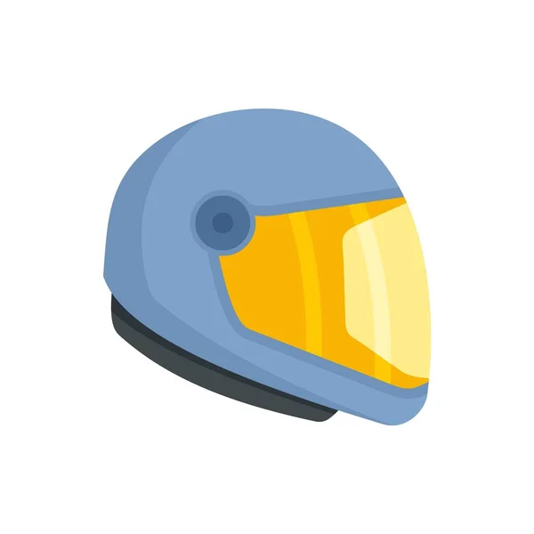 Skydiving helmet icon flat isolated vector — 图库矢量图片