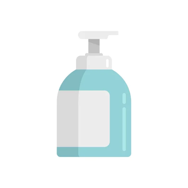 Antiseptic hand clean icon flat isolated vector — 图库矢量图片