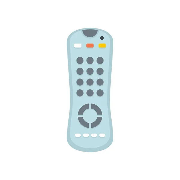 Tv remote control icon flat isolated vector — Vector de stock