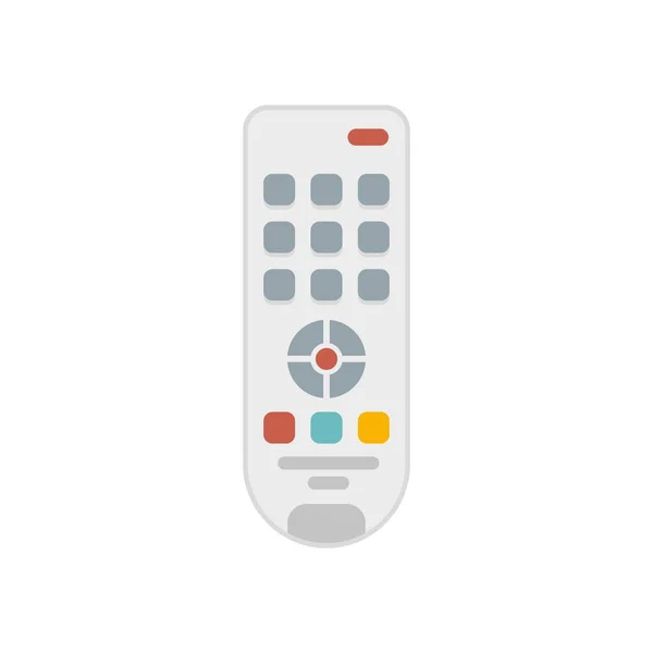 Hand remote control icon flat isolated vector — Wektor stockowy