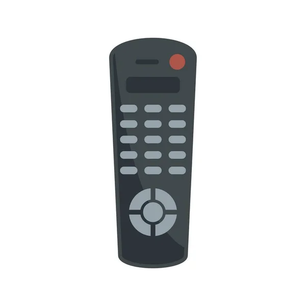 Button remote control icon flat isolated vector — Stockový vektor