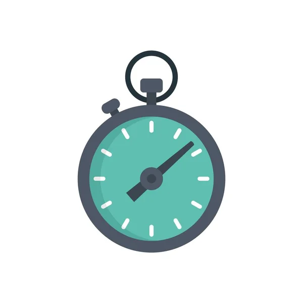 Running stopwatch icon flat isolated vector — Stock Vector