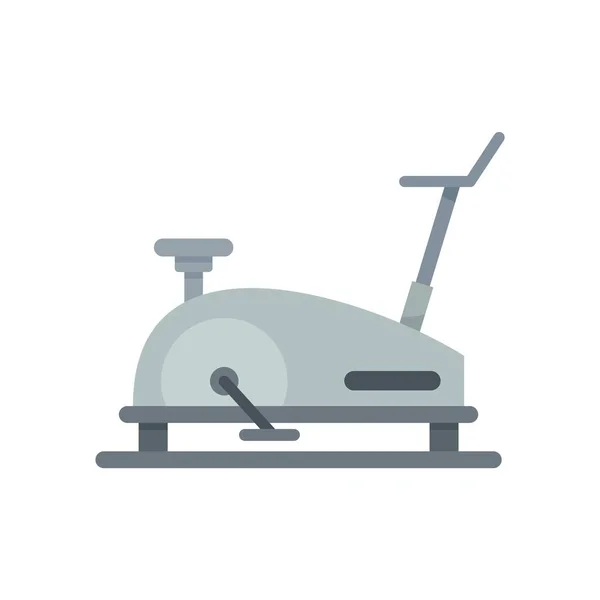 Fit exercise bike icon flat isolated vector — Archivo Imágenes Vectoriales