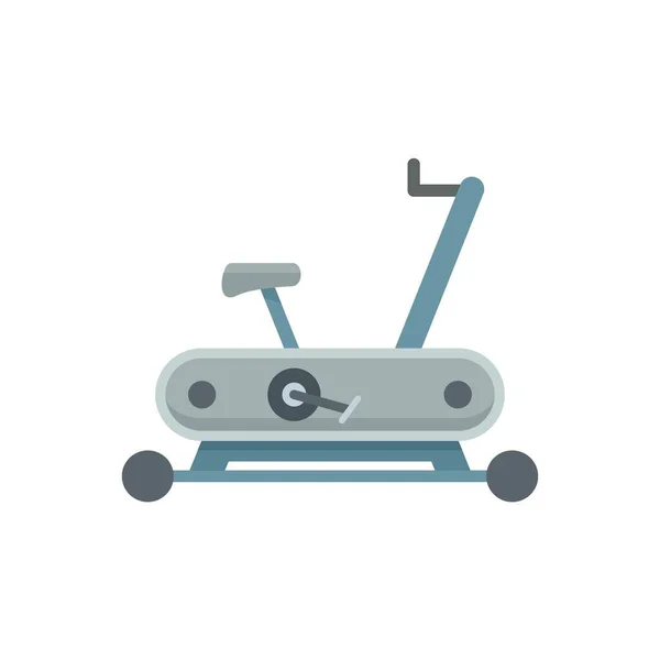 Workout exercise bike icon flat isolated vector — Stok Vektör