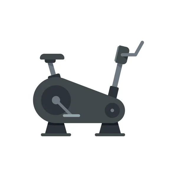 Machine exercise bike icon flat isolated vector — Stok Vektör