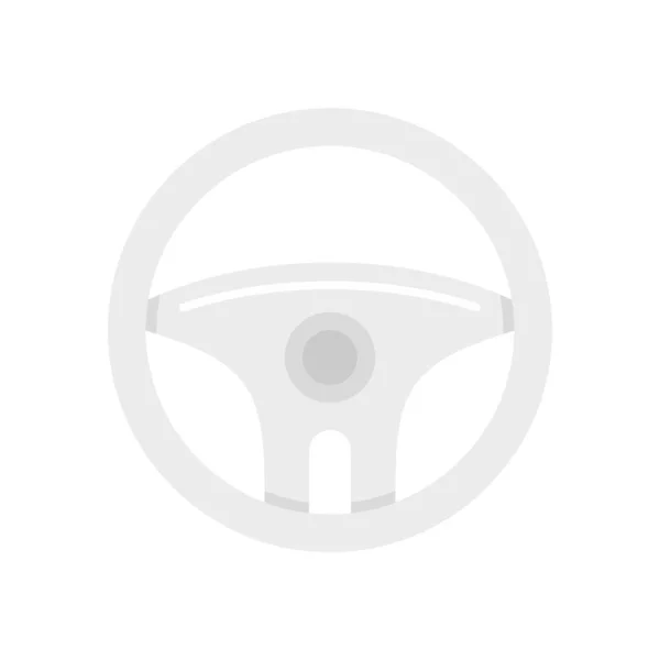 Speed steering wheel icon flat isolated vector — Vector de stock