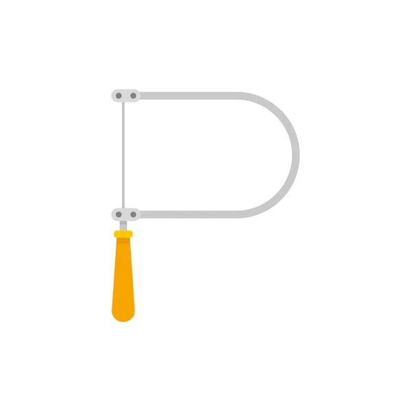 Coping saw icon flat isolated vector — Stock Vector