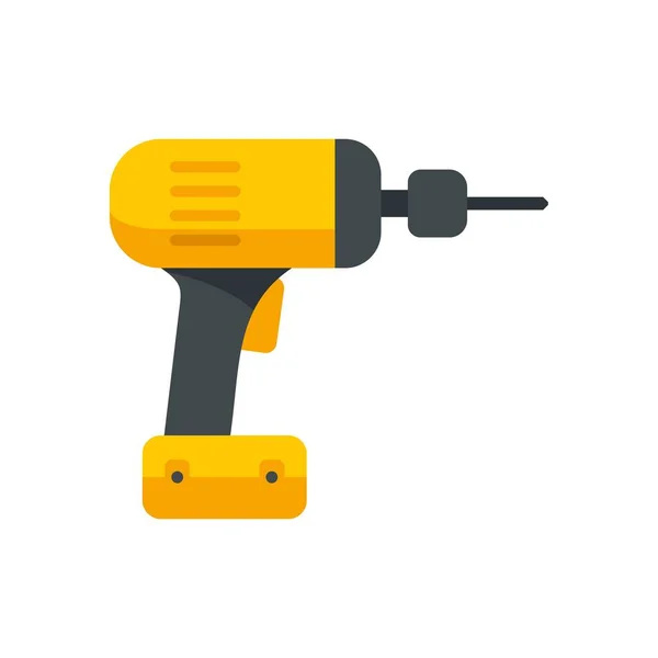 Cordless drill icon flat isolated vector — Stockvektor