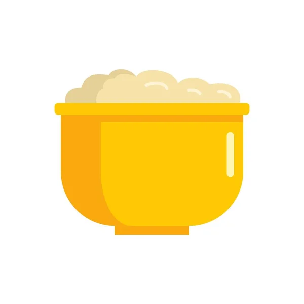 Cotton pot icon flat isolated vector — Vetor de Stock