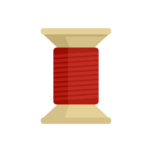 Thread wood bobine icon flat isolated vector — 图库矢量图片