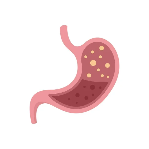 Digestion stomach liquid icon flat isolated vector — Stok Vektör
