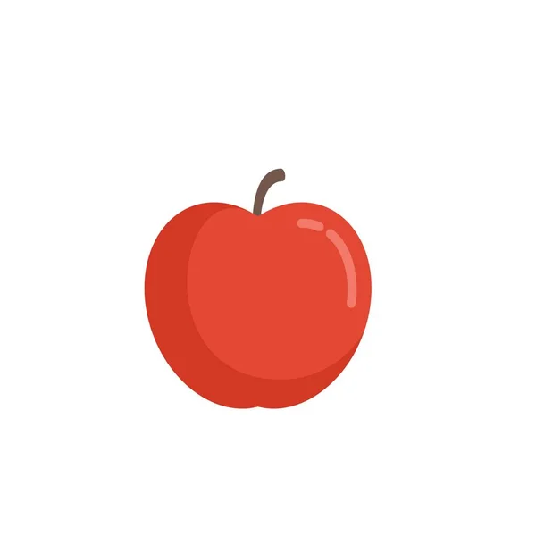 Icono de digestión de Apple vector plano aislado — Vector de stock