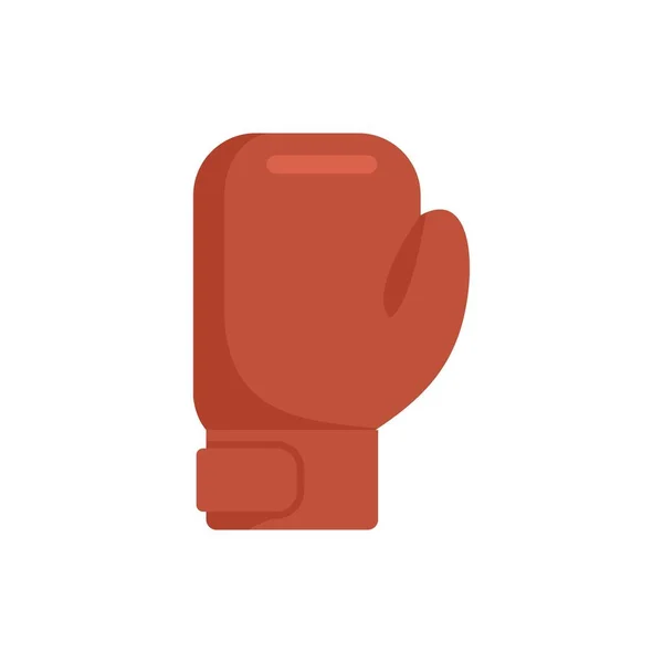 Boxing glove icon flat isolated vector — Stock Vector