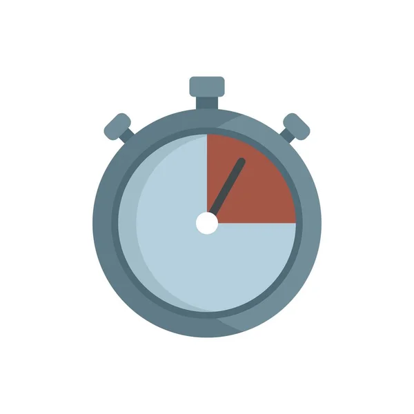 Personal trainer stopwatch icon flat isolated vector — Stockvektor