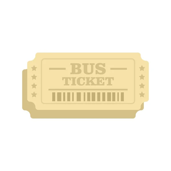 Payment bus ticket icon flat isolated vector —  Vetores de Stock